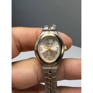 Carriage by Timex Women’s Two Tone Quartz Watch Stretch Band